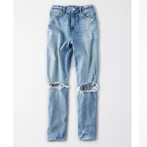 American Eagle Stretch Curvy Mom Jeans